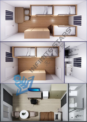 20ft 40ft Modern Prefab Container Homes Easy Transportation Prefab Folding House