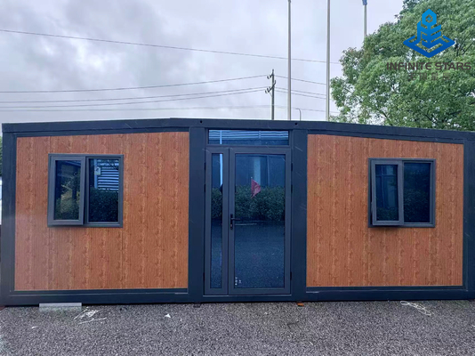 Hohe Zugfestigkeit Erweiterbare Prefab Container Häuser Haus