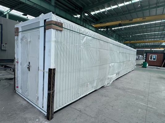 Anpassbares, faltbares 40-Fuß-Containerhaus mit Erweiterung und thermischer Trennung aus Aluminium