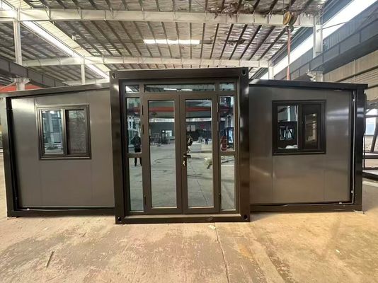 Luxury Expandable Container House with 72㎡ Living Space 40ft Transport Size and 150mm EPS Insulation