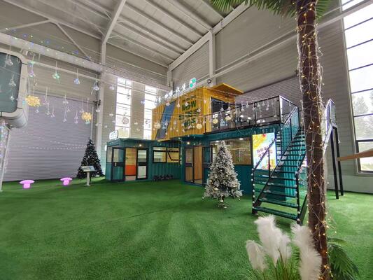 Expandable Container Home with Push-and-Pull Design, Durable Steel Frame, and High-Quality Insulation