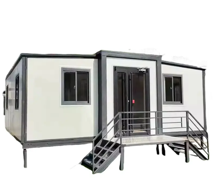 Expandable Container House with Soundproof Insulated Walls and Sustainable Recyclable Materials for Rapid Deployment
