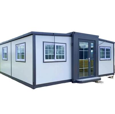 Erweiterbares Fertighaus mit galvanisiertem Stahlrahmen für schnelle Ausrüstung und anpassbares Layout