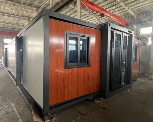 40 Fuß groß erweiterbares Containerhaus mit 74 m2 Wohnfläche und Ein-Tage-Installation Luxus-Container-Haus